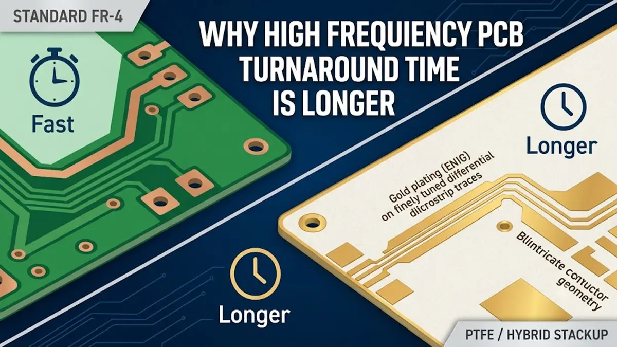 High Frequency Pcb Vs Standard Fr4 Turnaround Time Comparison