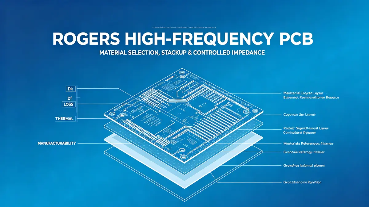 Rogers Pcb Material Selection And Manufacturing Considerations
