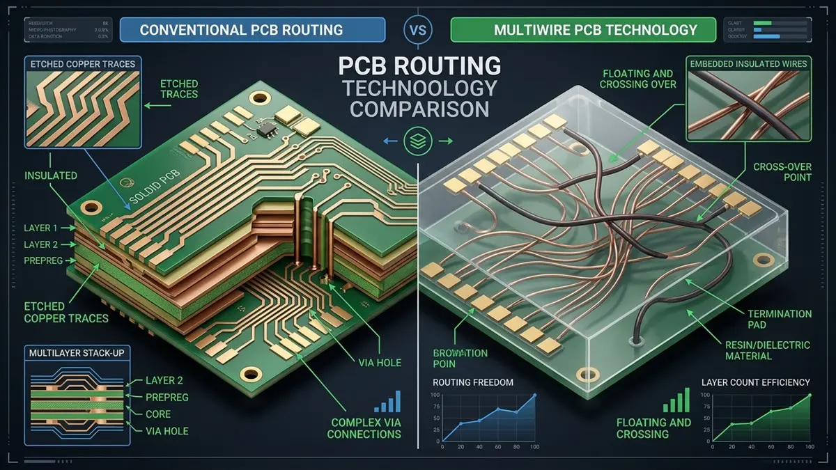 Multiwire Pcb Vs Conventional Pcb Routing Technology