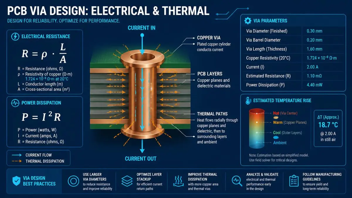 Calculation Methods Key Formulas Pcb Via Current